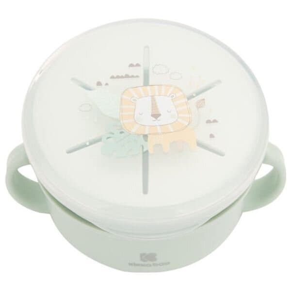 KikkaBoo Snack Bowl 2in1 Savanna - Mint 3