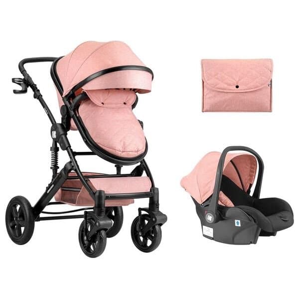 KikkaBoo Stroller 3in1 Seat Darling - Pink 1