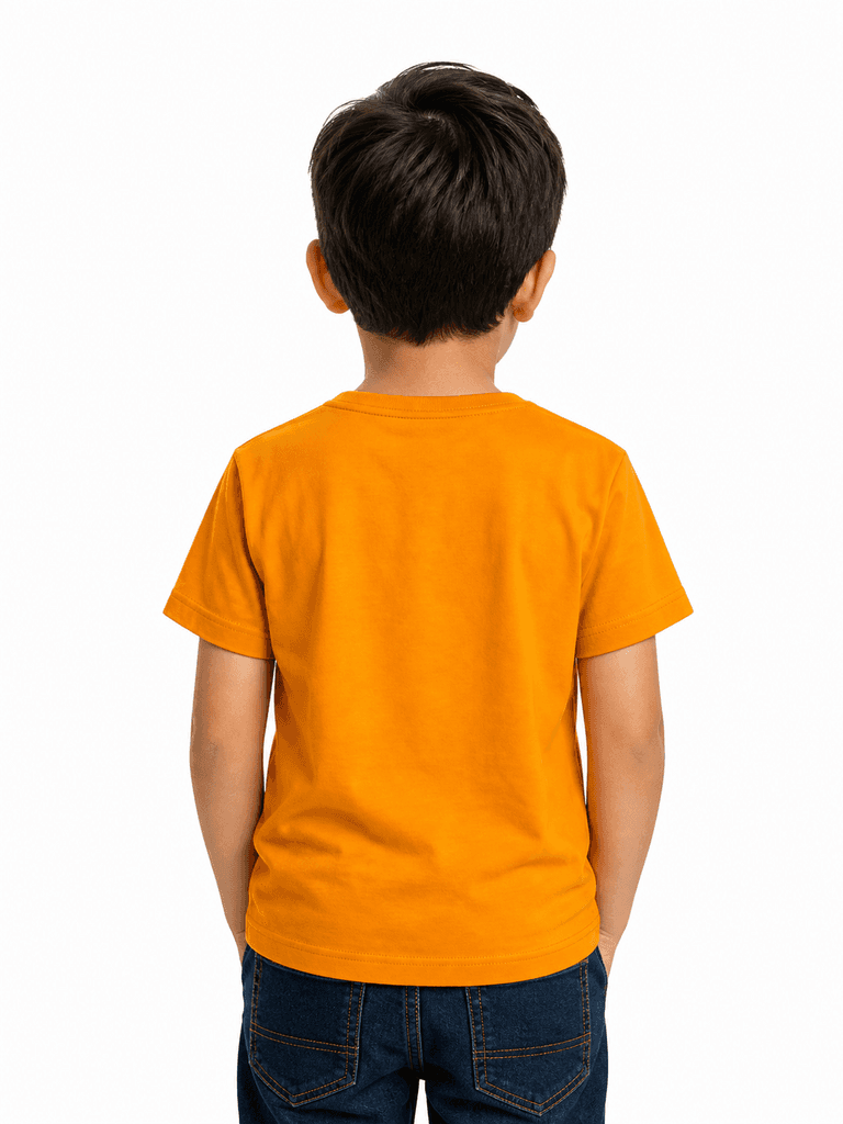 Tommy Boys' Premium Cotton T-Shirt - Orange (10 years) 2
