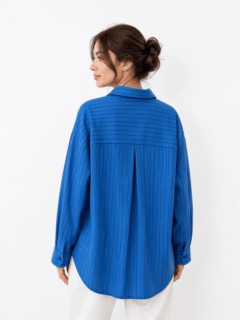 Reyon Women's Classic Polyester Shirt - Blue (S) 2