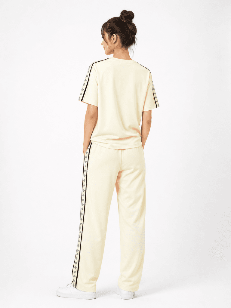 Mint Women's Premium Cotton T-Shirt and Pajama Lounge Set - Banana (S) 2