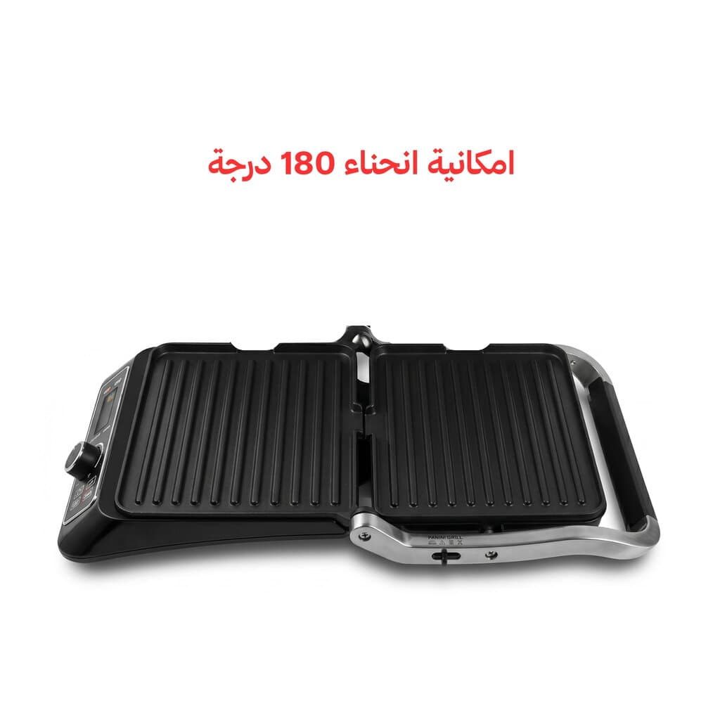 Professional 2000-Watt Stainless Steel Griddle with Metal Handle 3