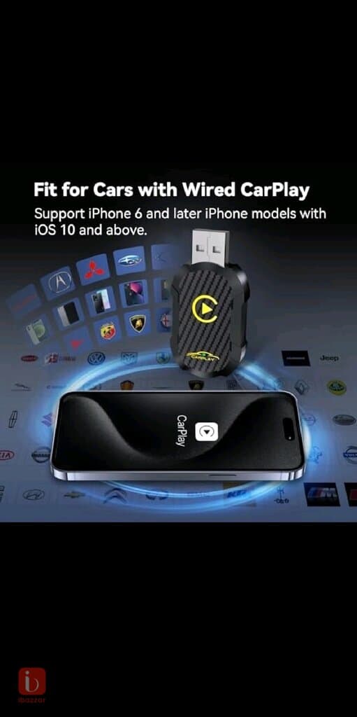 Wireless CarPlay Adapter 2025 Upgraded, Wireless CarPlay Dongle, Converts 4
