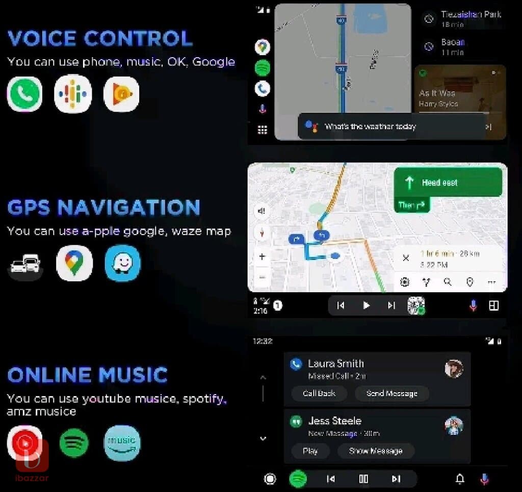 MSXTTLY Android Auto Wireless Adapter, U2A-L9 Konvertieren Sie Wired 2