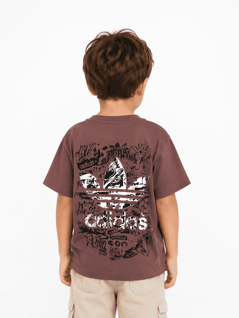 adidas Boys' Essential Soft Cotton T-Shirt - Brown (10 years) 2