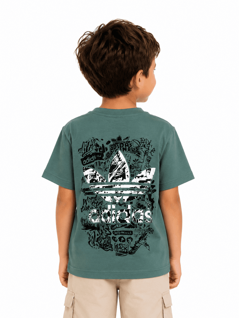 adidas Boys' Essential Soft Cotton T-Shirt - Mint Green (10 years) 2