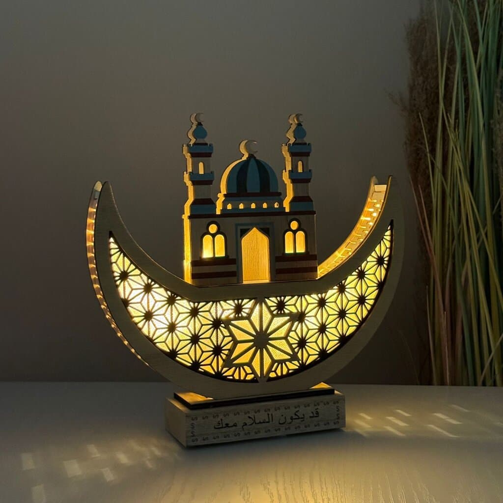 Crescent & Mosque Tabletop Decoration 1