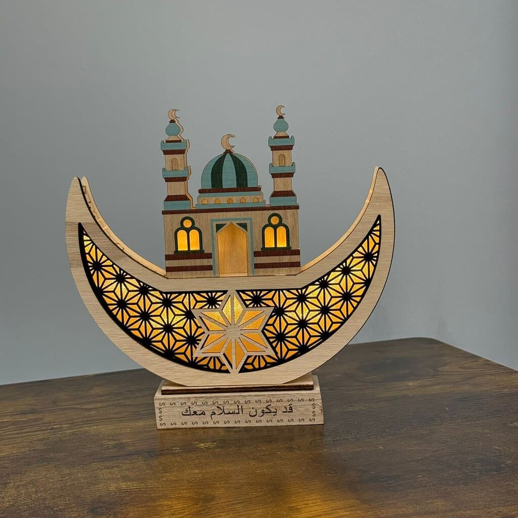 Crescent & Mosque Tabletop Decoration 2