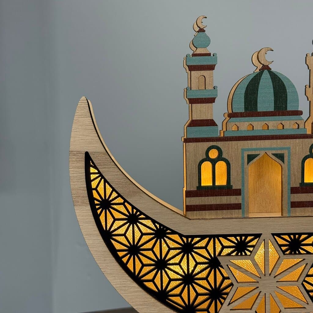 Crescent & Mosque Tabletop Decoration 3