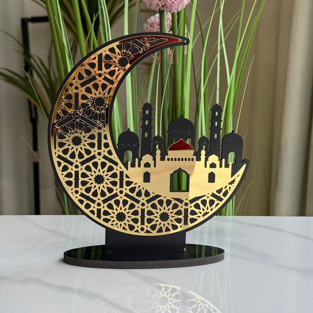 Crescent Moon & Mosque Tabletop Decoration 1