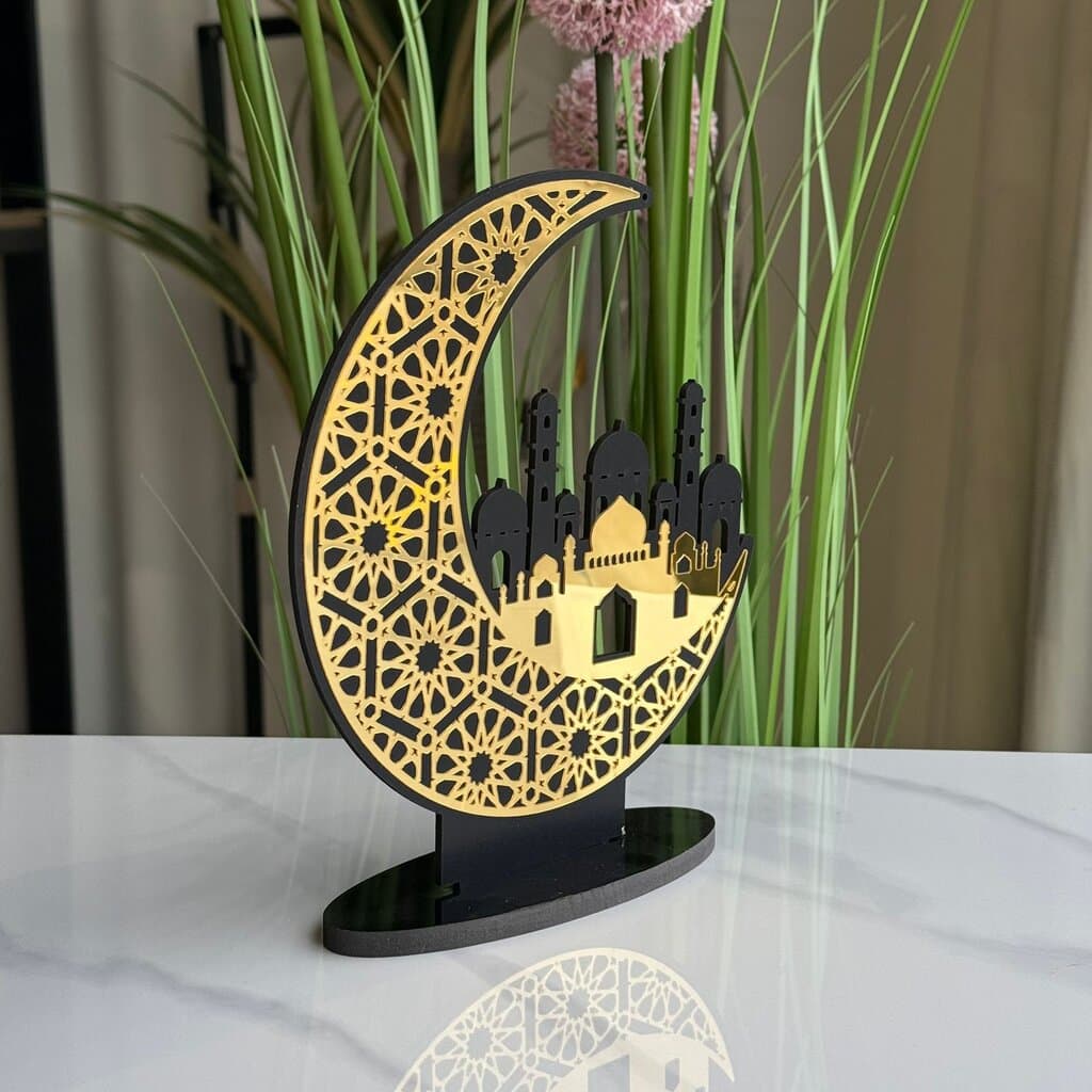 Crescent Moon & Mosque Tabletop Decoration 2