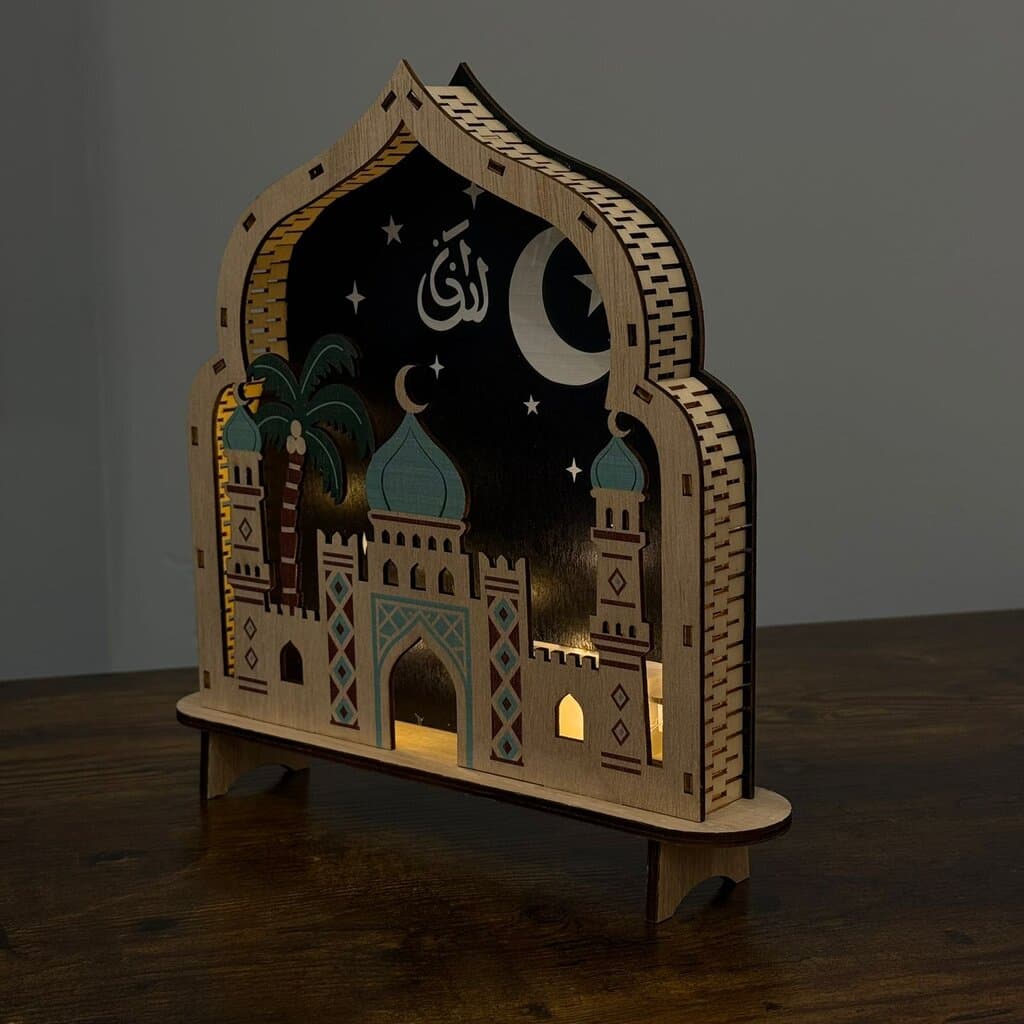 Crescent Night Mosque table Decoration 5