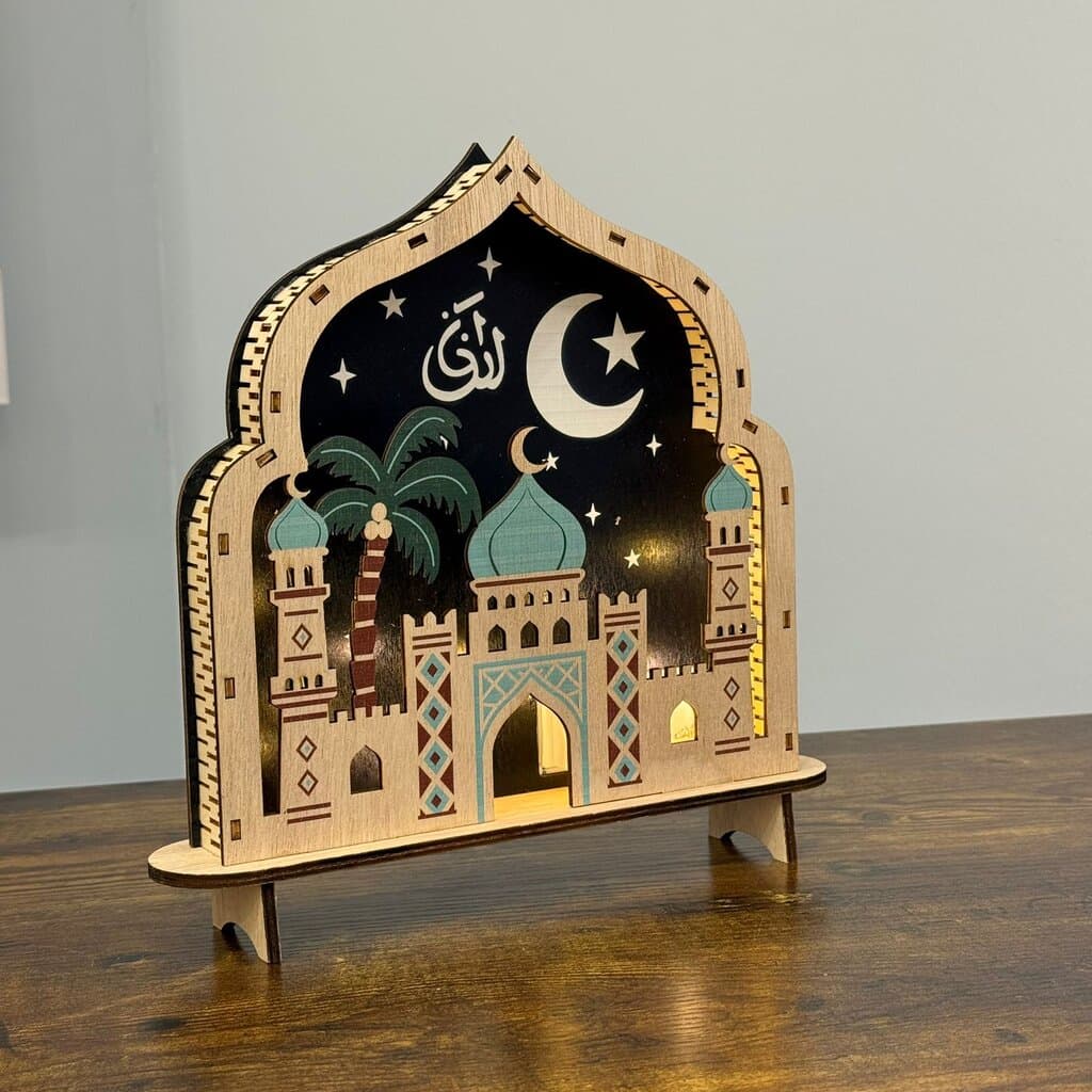 Crescent Night Mosque table Decoration 4