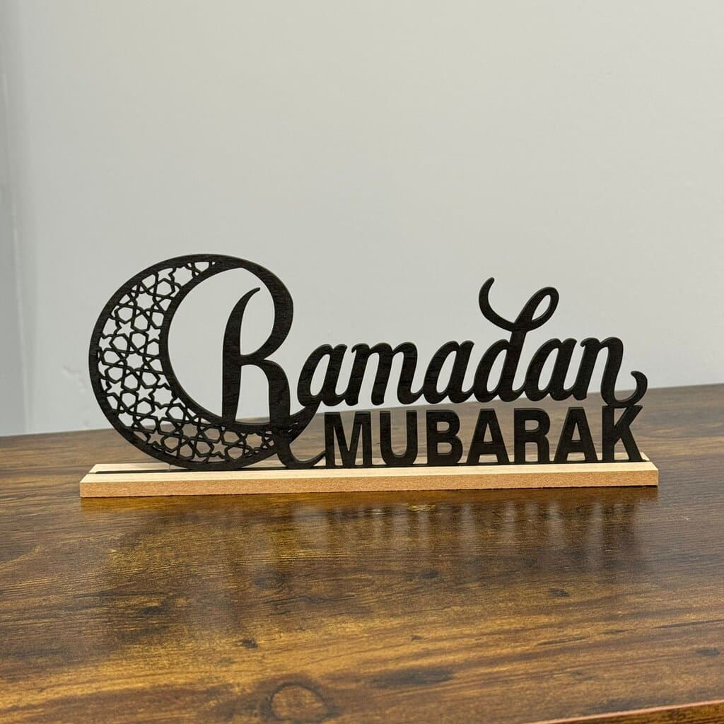 Ramadan Mubarak Crescent Moon Decoration 1