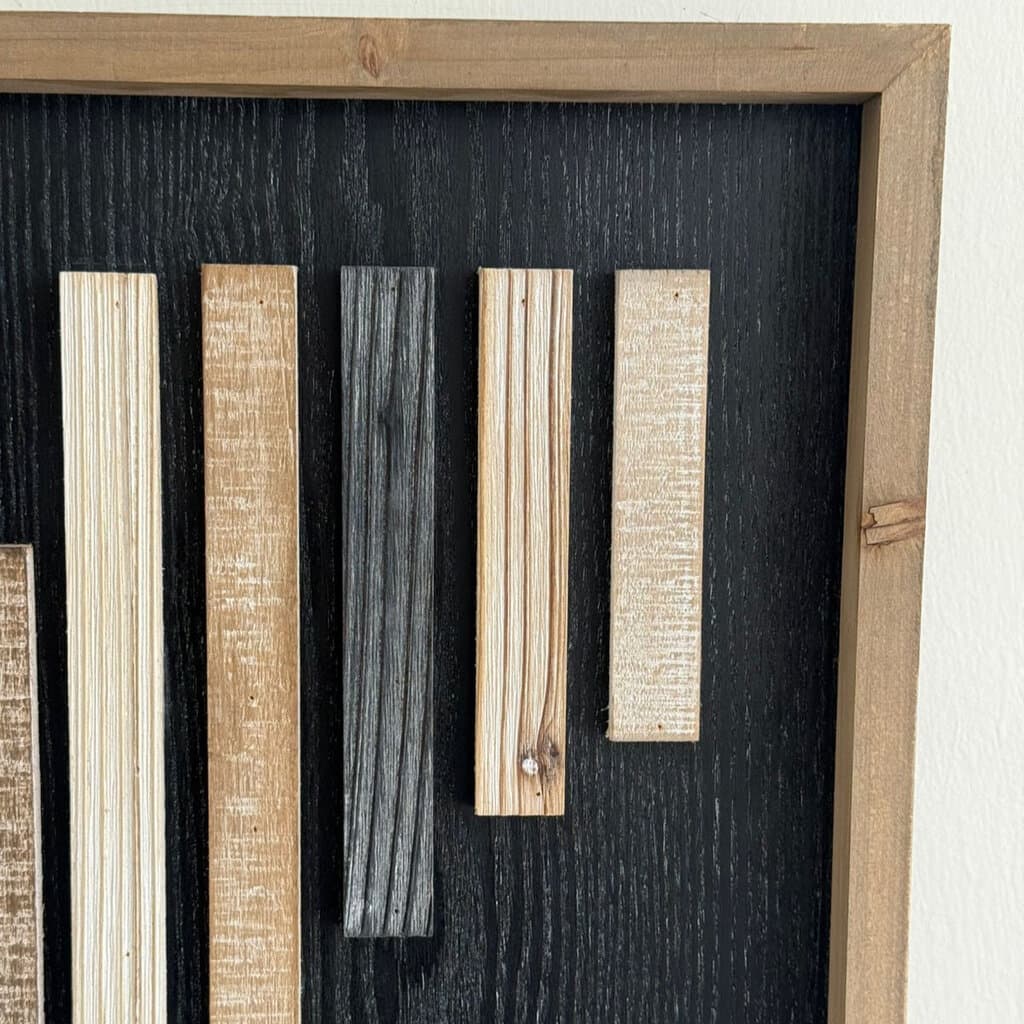 Black & Wooden Wall Art Decor 3