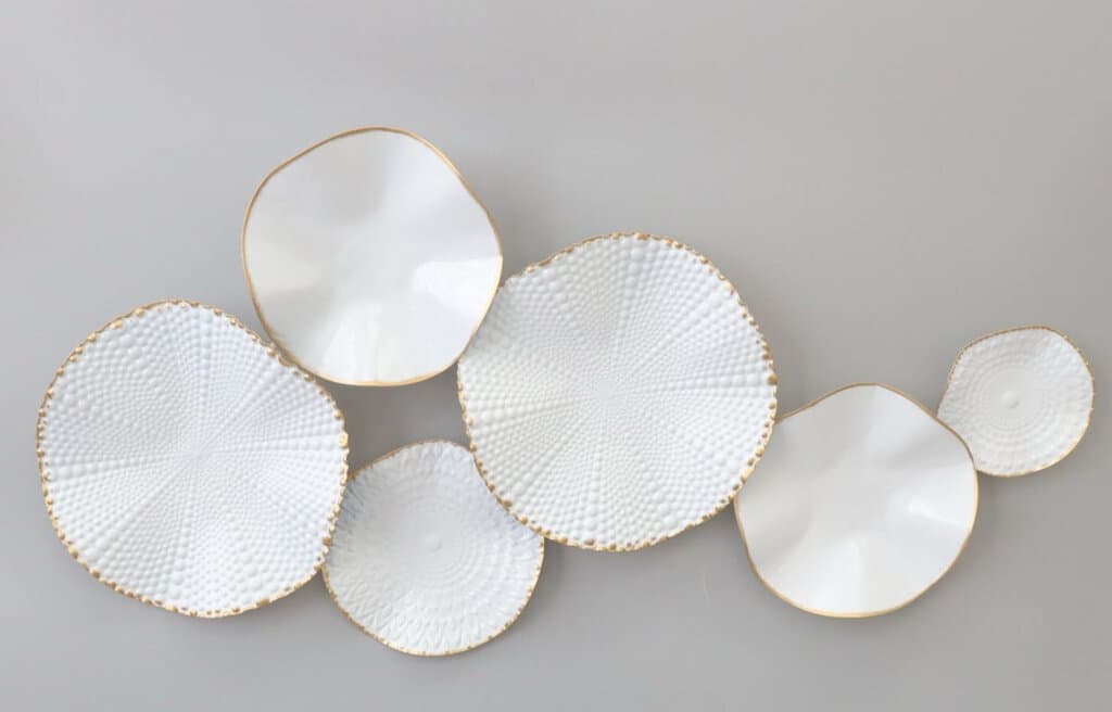 Metal White Wall Decor Art 1
