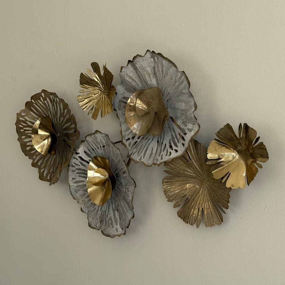 Metal Floral Wall Decoration 3