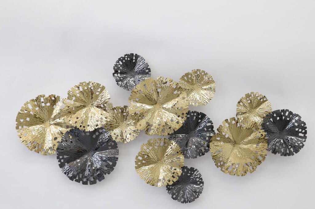 Floral Metal Wall Decoration Art 1