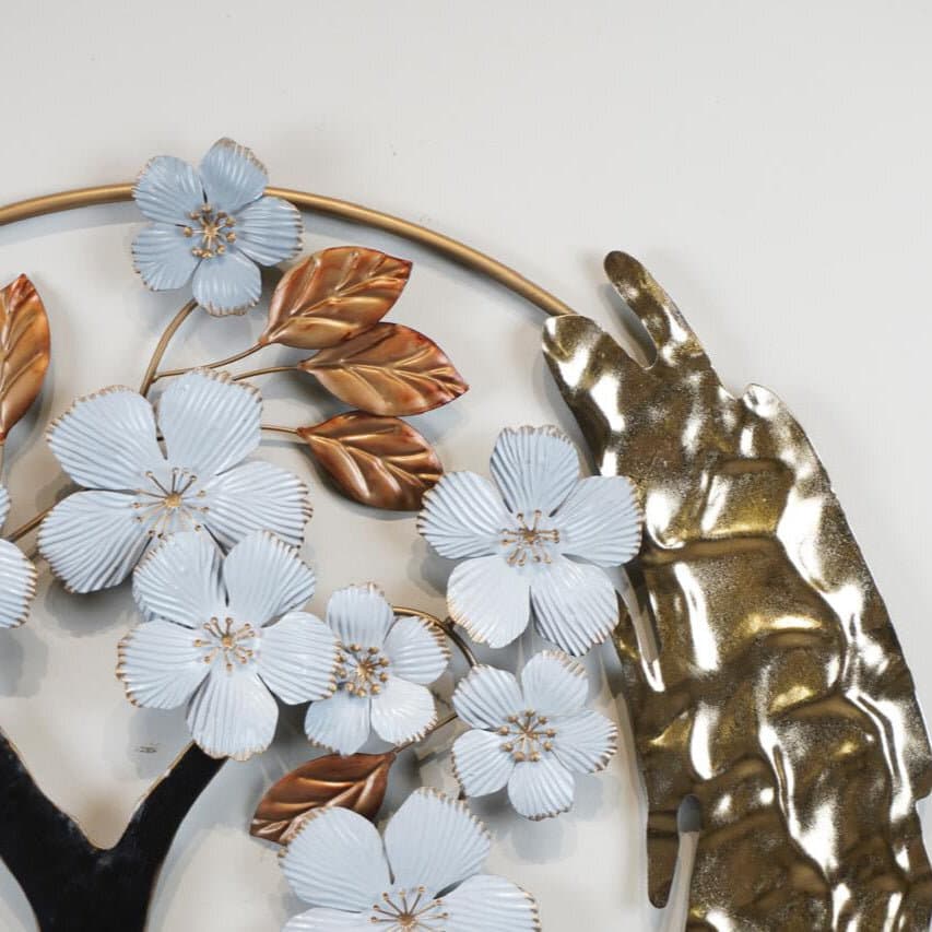 Wall Decorative Tree With White Blossoms 7
