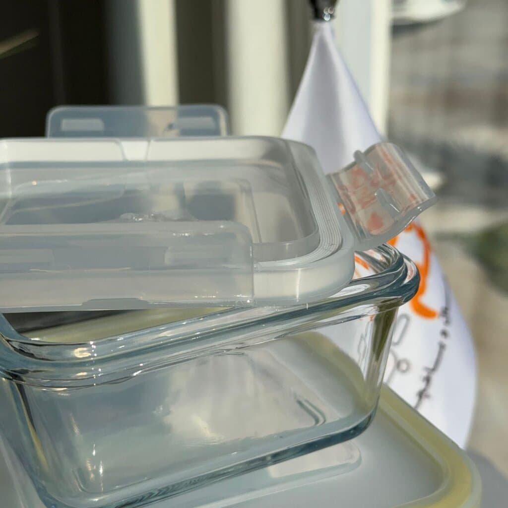 Modern Airtight Glass Food Storage Box Set with Lids 8