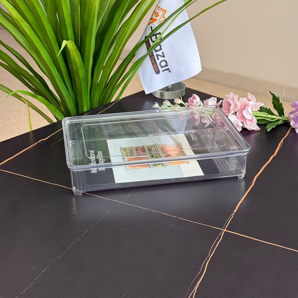 Acrylic Storage Box With Lid 1