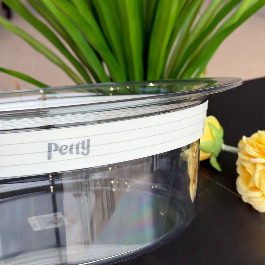 Clear Round Acrylic Food Storage Container 3