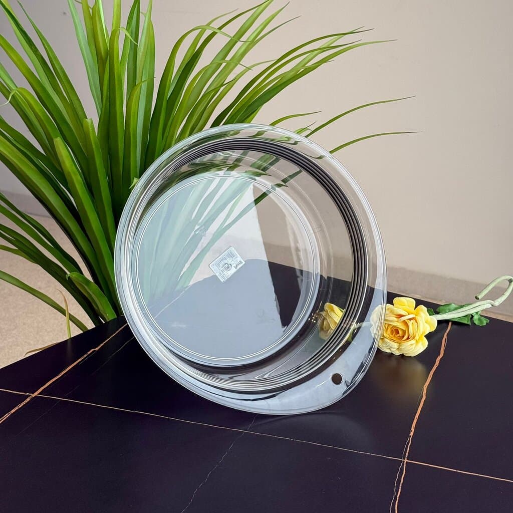 Clear Round Acrylic Food Storage Container 7