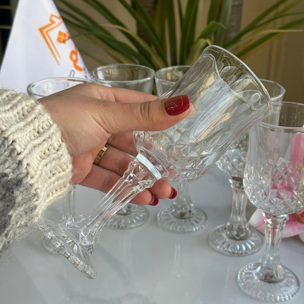 Classic Elegant Glassware Set 6
