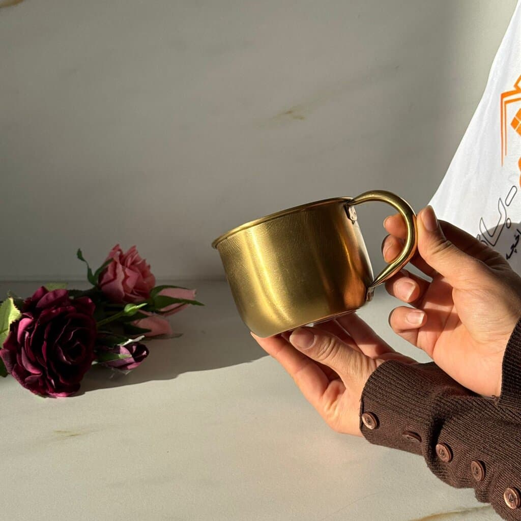 Luxury Stainless Steel Gold Mug 2