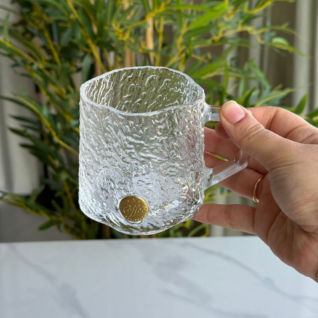 Modern Clear Glass Mug 3