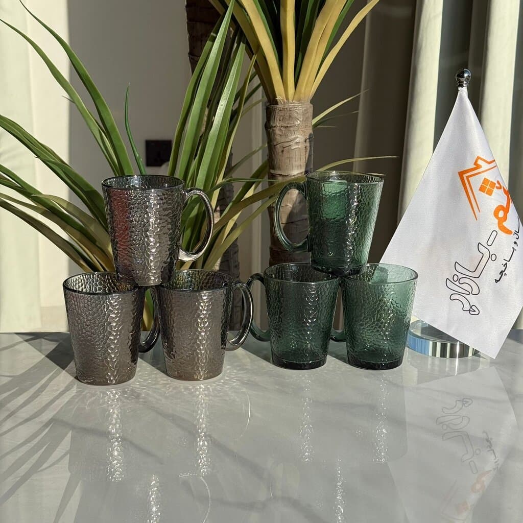 Modern Glass Tea Cups - Set Of 3 9