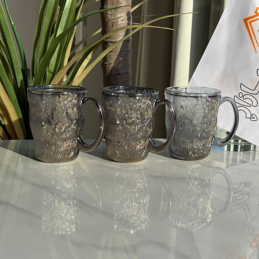Luxury Modern Glass Tea Cups - Set Of 3 1