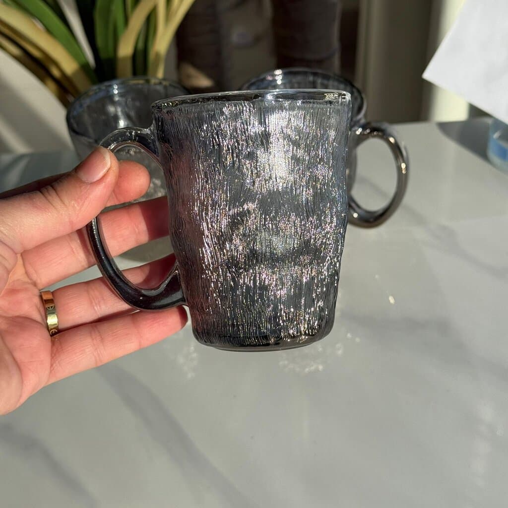 Luxury Modern Glass Tea Cups - Set Of 3 2