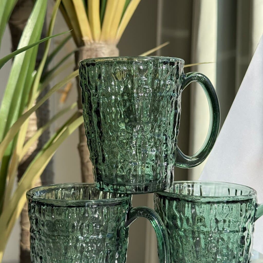 Luxury Glass Tea Cups - Set Of 3 4
