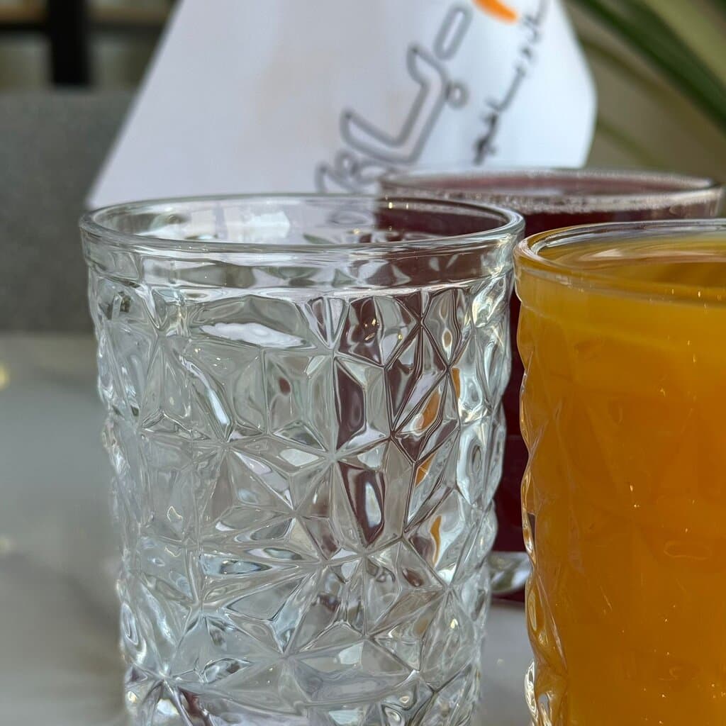 Modern Clear Glassware Set 6