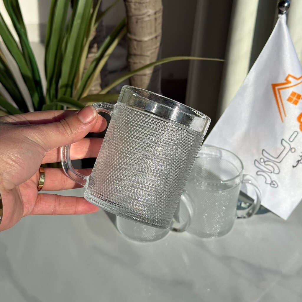 Elegant Glass Tea Cups - Set Of 3 12