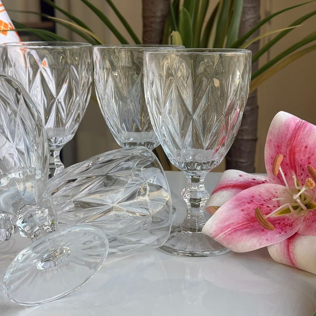 Classic Clear Glassware Set 1