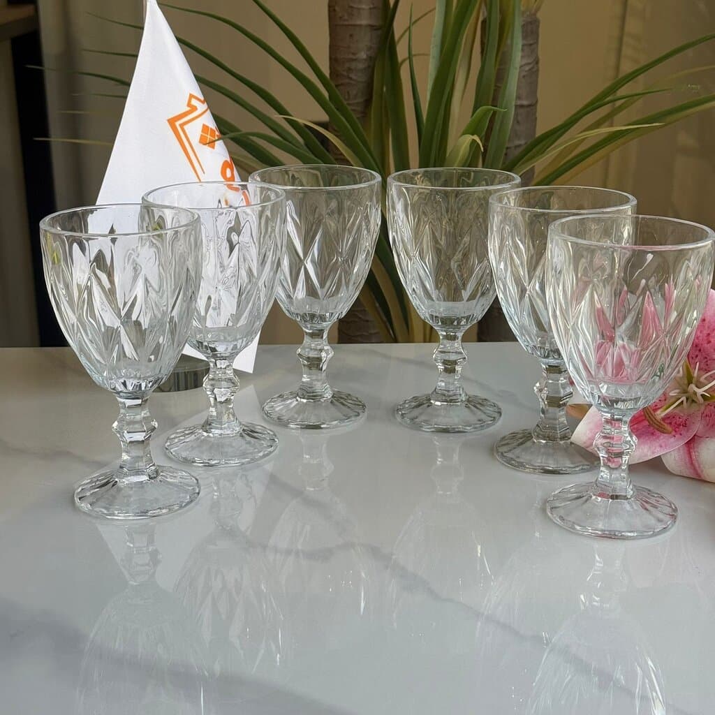 Classic Clear Glassware Set 2