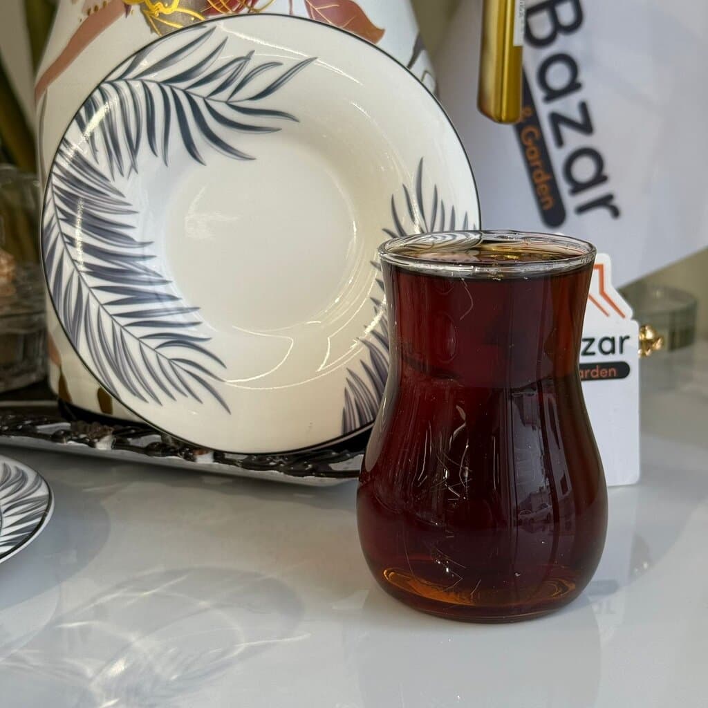 Classic Tea Glass & Saucer Set 10