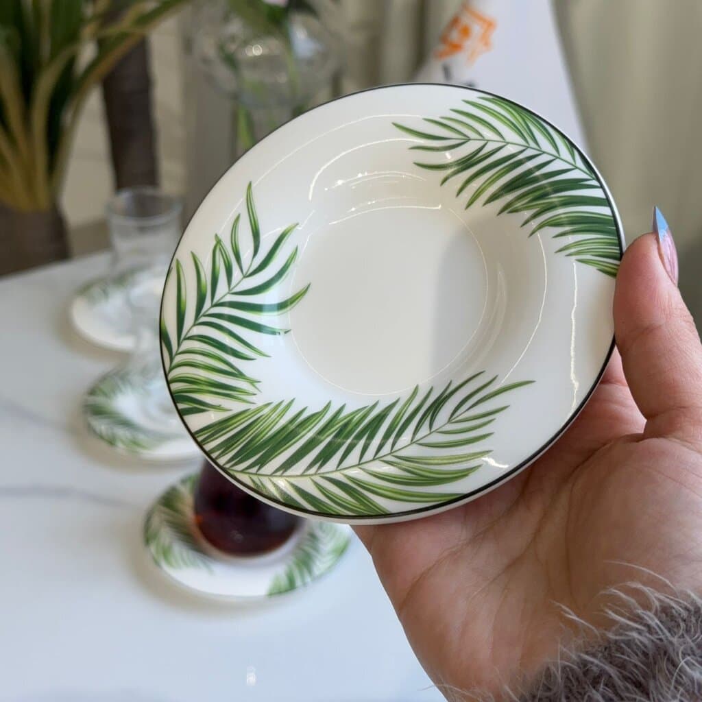 Classic Tea Glass & Saucer Set 18
