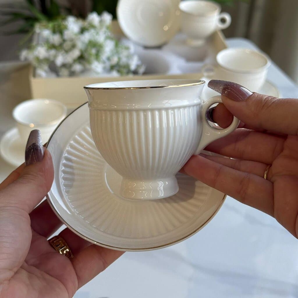 Elegant Classic Design Coffee Cup Set 3