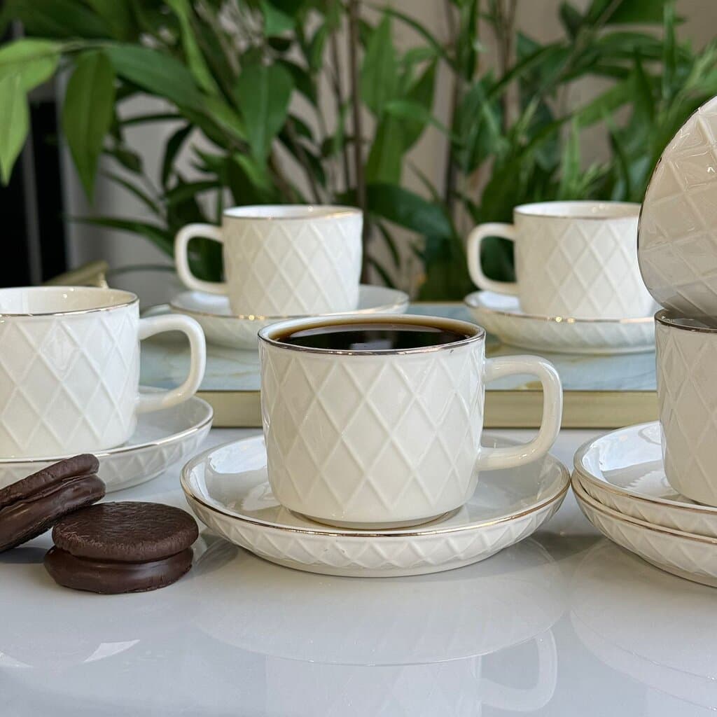 Elegant Coffee Cup Set 2