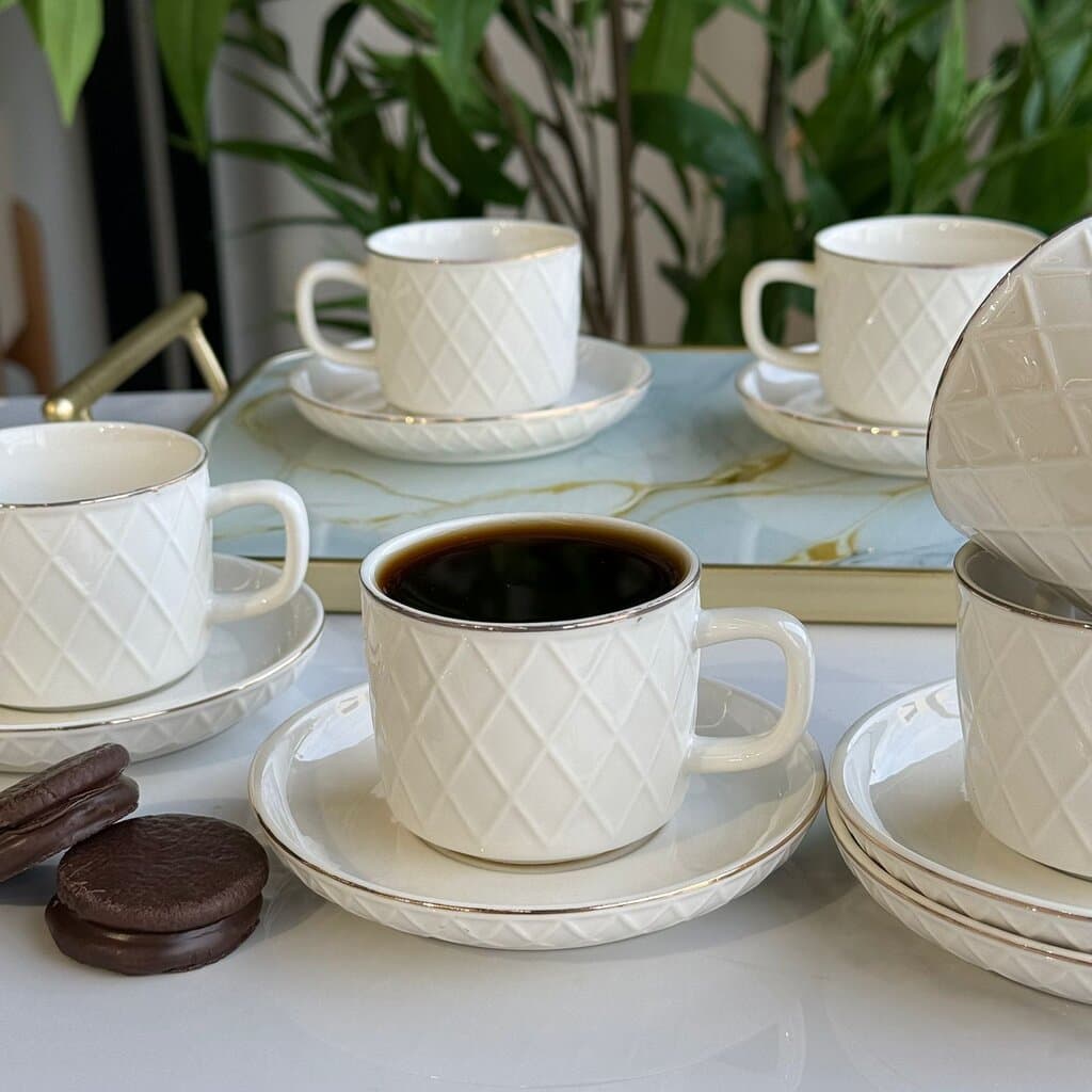 Elegant Coffee Cup Set 7