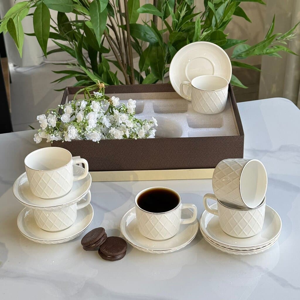Elegant Coffee Cup Set 9