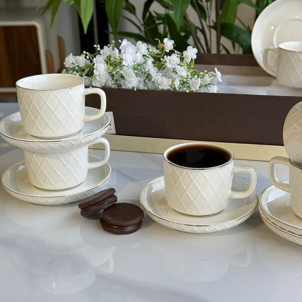 Elegant Coffee Cup Set 10