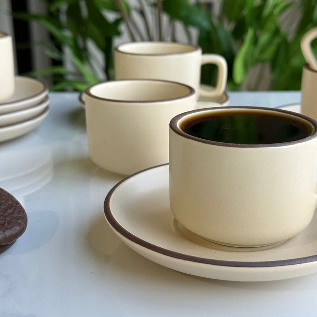 Elegant Luxury Coffee Cup & Saucer Set 7