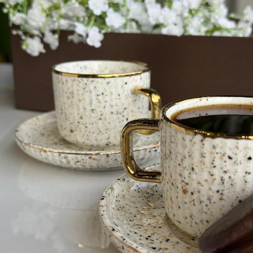 Elegance Design Coffee Cup & Saucer Set 5