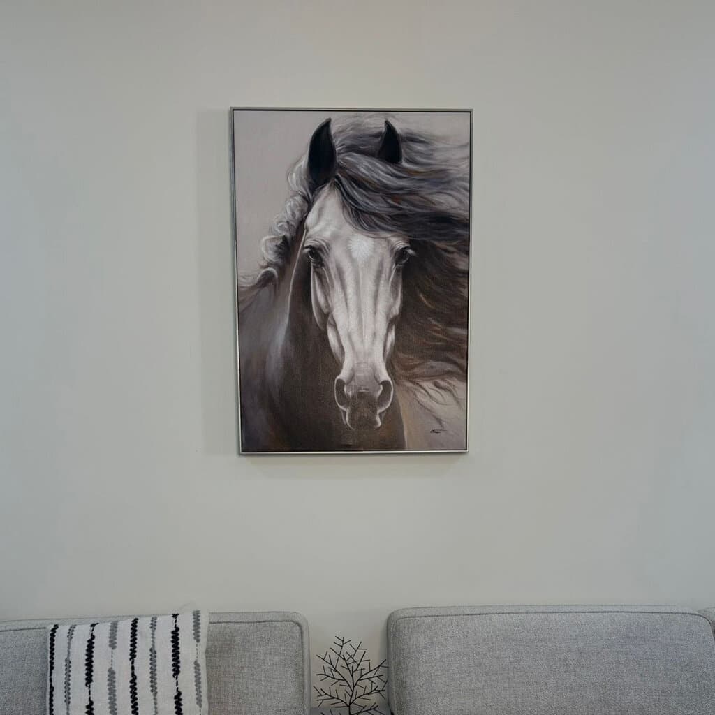 100x70 Hand Painted Gorgeous Arts with Frame 1