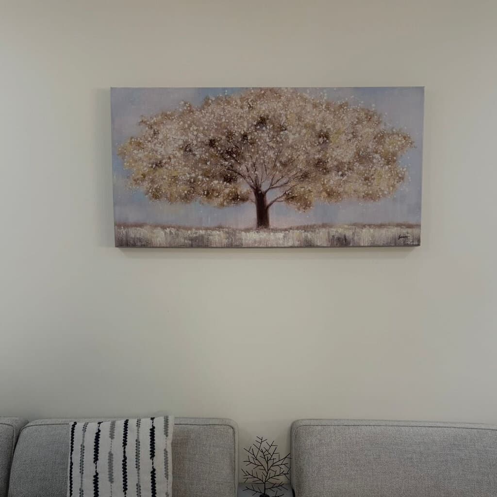 140x70 Hand Painted Gorgeous Arts with Frame 1