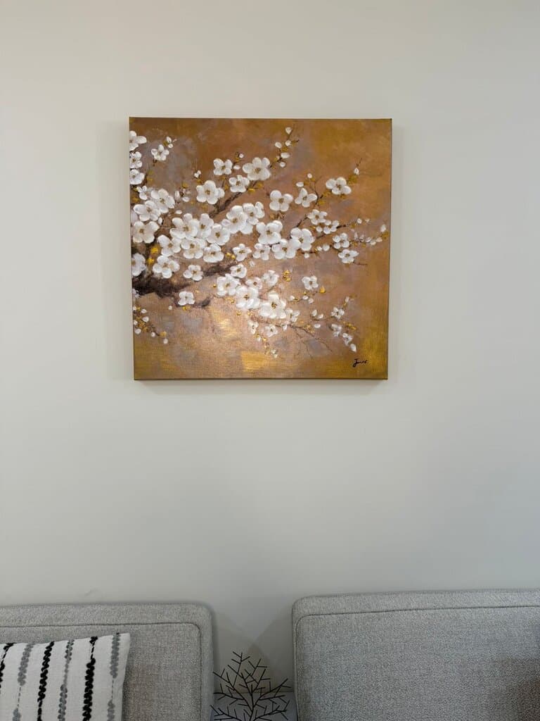 80x80 Hand Painted Gorgeous Arts with Frame 3